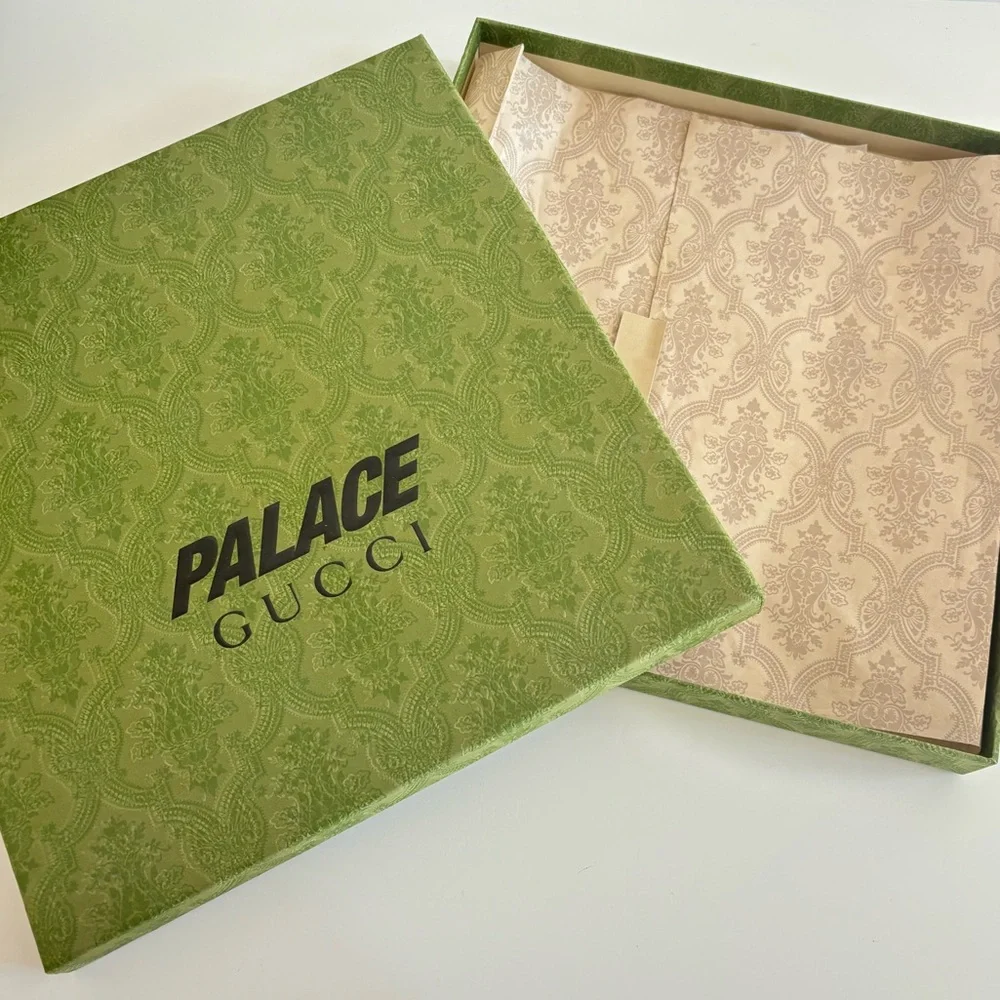 Gucci x Palace Green Patterned Gift Box